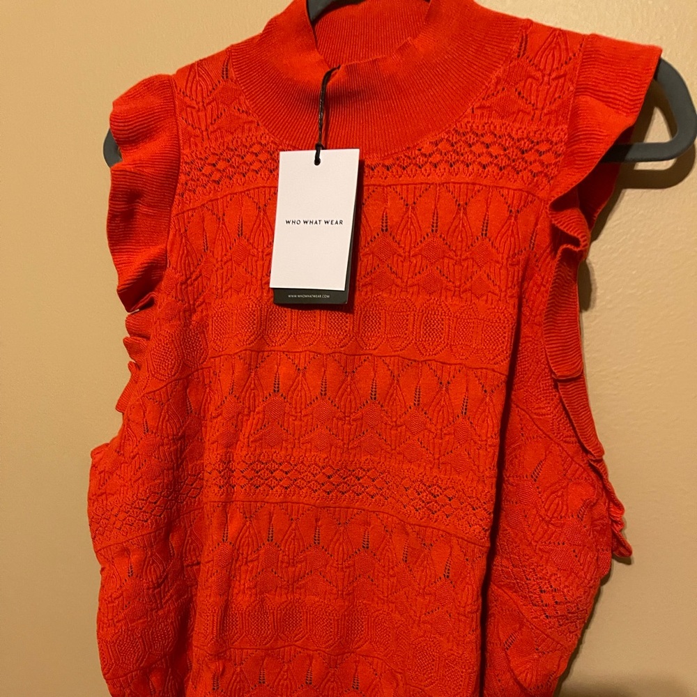 2x‎ Ruffle Tank Top - Picture 3 of 3